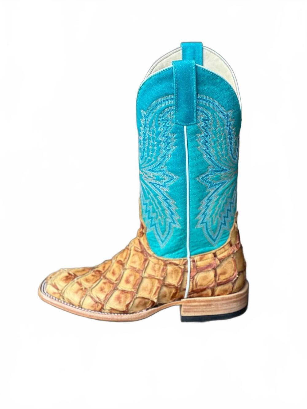 NEW ANDERSON BEAN BOOTS women's macie bean western boot in antique saddle big ba